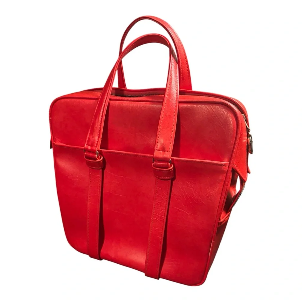 Samsonite Red Laptop Bag with Colorful Bow